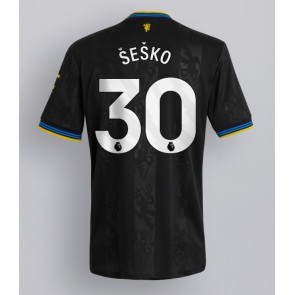 Manchester United Benjamin Sesko #30 Rezervni Dres 2025-26 Kratak Rukavima